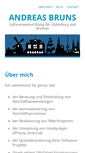 Mobile Screenshot of andreas-bruns.com